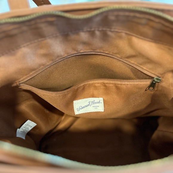 Universal Thread Tan Tote Bag Purse Large - Picture 3 of 4